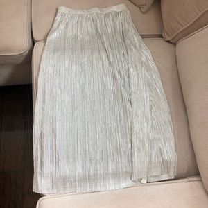 Banana republic silver skirt